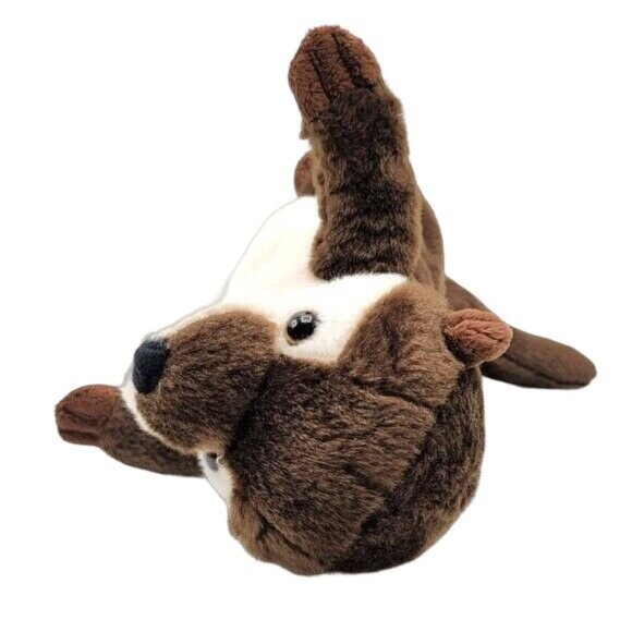 The Petting Zoo Sea Otter Realistic Plush Brown 10" Standing Stuffed Animal 2007 - Picture 6 of 10